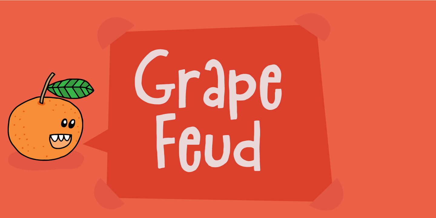 Ejemplo de fuente Grape Feud #1